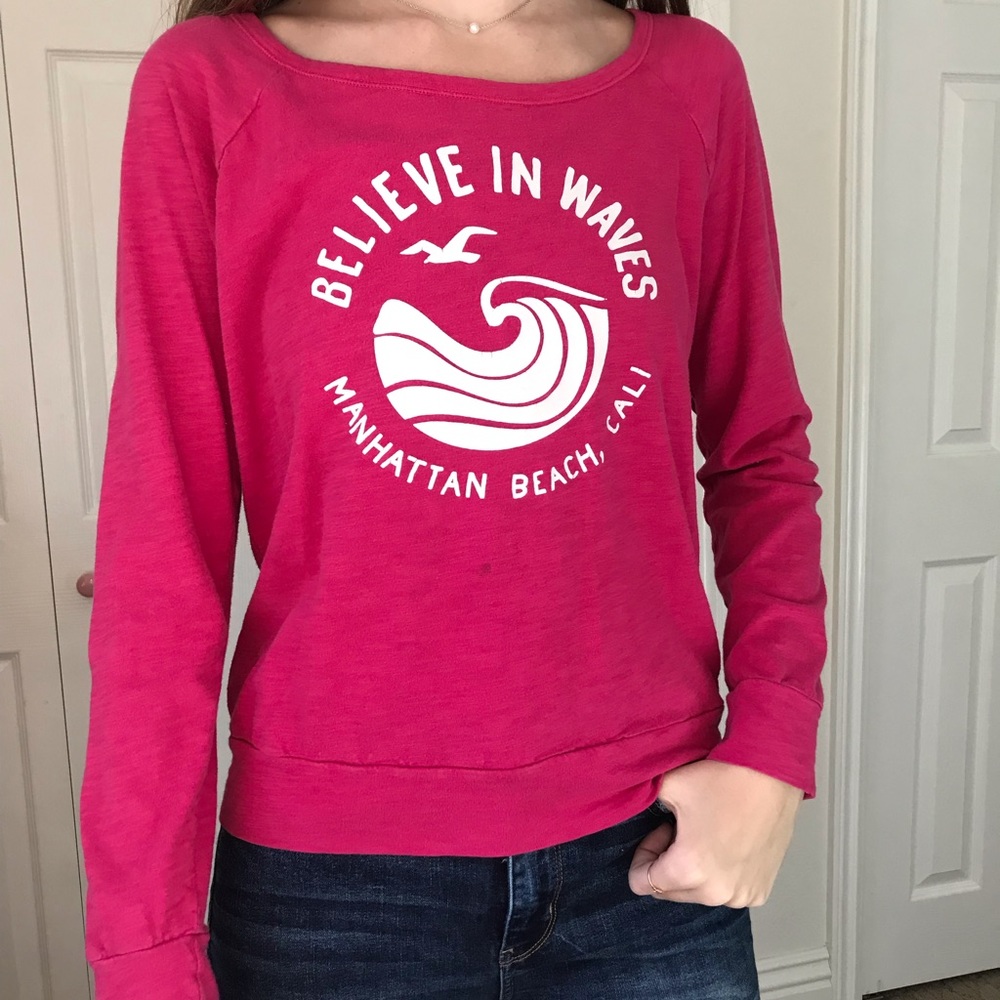 Hollister graphic long sleeve